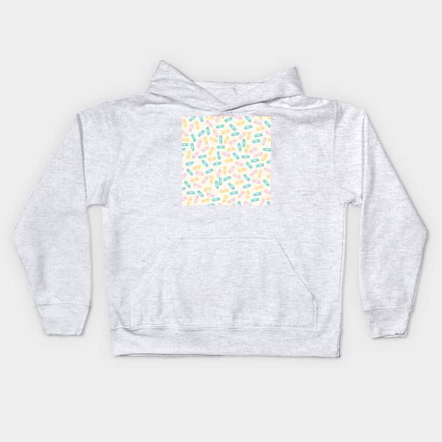 Plaster Pattern Kids Hoodie by XOOXOO